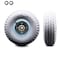 Service Caster SCC- 10" x 3.5" Gray Pneumatic Wheel Only with 4" Centered Hub and Ball Bearings SCC-FPB350-4C-GRAY-BRGKIT - alternate 1